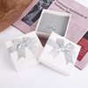 White butterfly necklace box ring earrings jewelry box 9*9 heaven and earth cover jewelry box spot wholesale