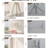 Indoor Foldable Clothes Drying Rack, Bedroom Floor-Standing Clothes Drying Rod, One Retractable Clothes Drying Rod, Small Apartment Bay Window