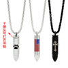 Cross-border European and American bullet necklace can be opened necklace hip-hop necklace pendant jewelry can be fashion