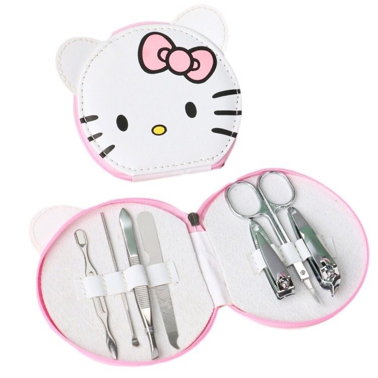 In-Stock Cartoon Piglet Nail Care Tool Set, Nail Clippers for Home Use, Complete Nail Clipper Set, Mini