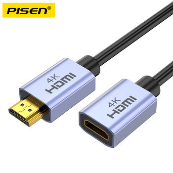 Pinsheng HDMI Extension Cable Male to Female 4K Digital High-Definition Cable Display Desktop Set-Top Box Projector Cable