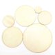 Factory direct home decoration wooden wafer geometric wood crafts creative wooden ornaments