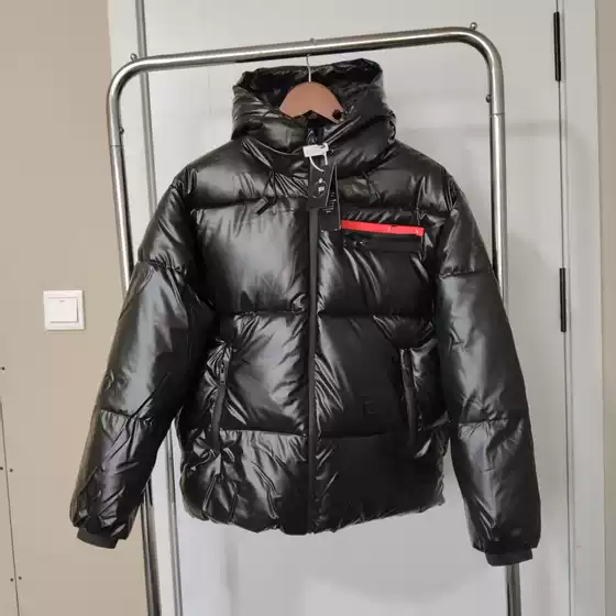 2025 Autumn and Winter New Silicone Strip Zipper Red Label Letter Cotton Jacket for Men and Women Fashion Casual Versatile Hooded Coat Wholesale