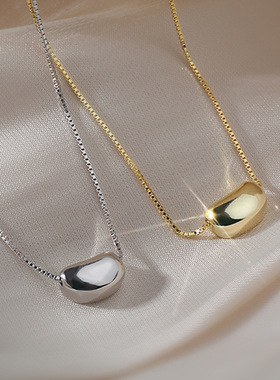 相思豆项链One钛钢吊坠女钛钢