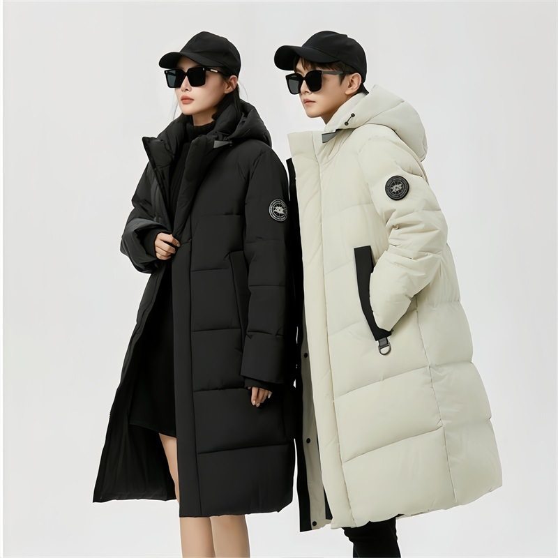 Winter New Couple Goose Down Jacket All-match Warm Windproof Fashionable White Duck Down Jacket for Men