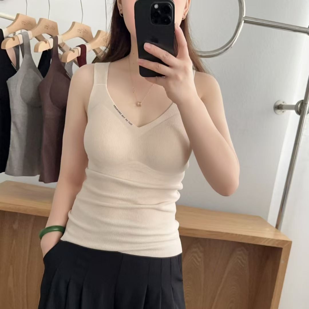 秋冬磨毛保暖无痕乳胶固定杯美背带胸垫背心女吊带内衣女5028-1,淘宝优惠券,粉丝福利购,淘宝优惠卷