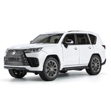 1:24 Модель легкосплавного автомобиля Lexus LX600 имитация внедорожника модель внедорожника украшение для мальчика игрушка трансграничная