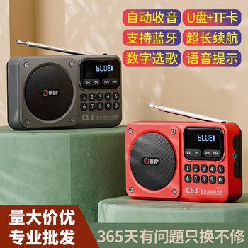 2025 Langyun C63 Radio Elderly Singing and Opera Player Multifunctional Card-Inserting Bluetooth Speaker Subwoofer Speaker