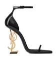 Black patent leather (gold heel 8.5cm)