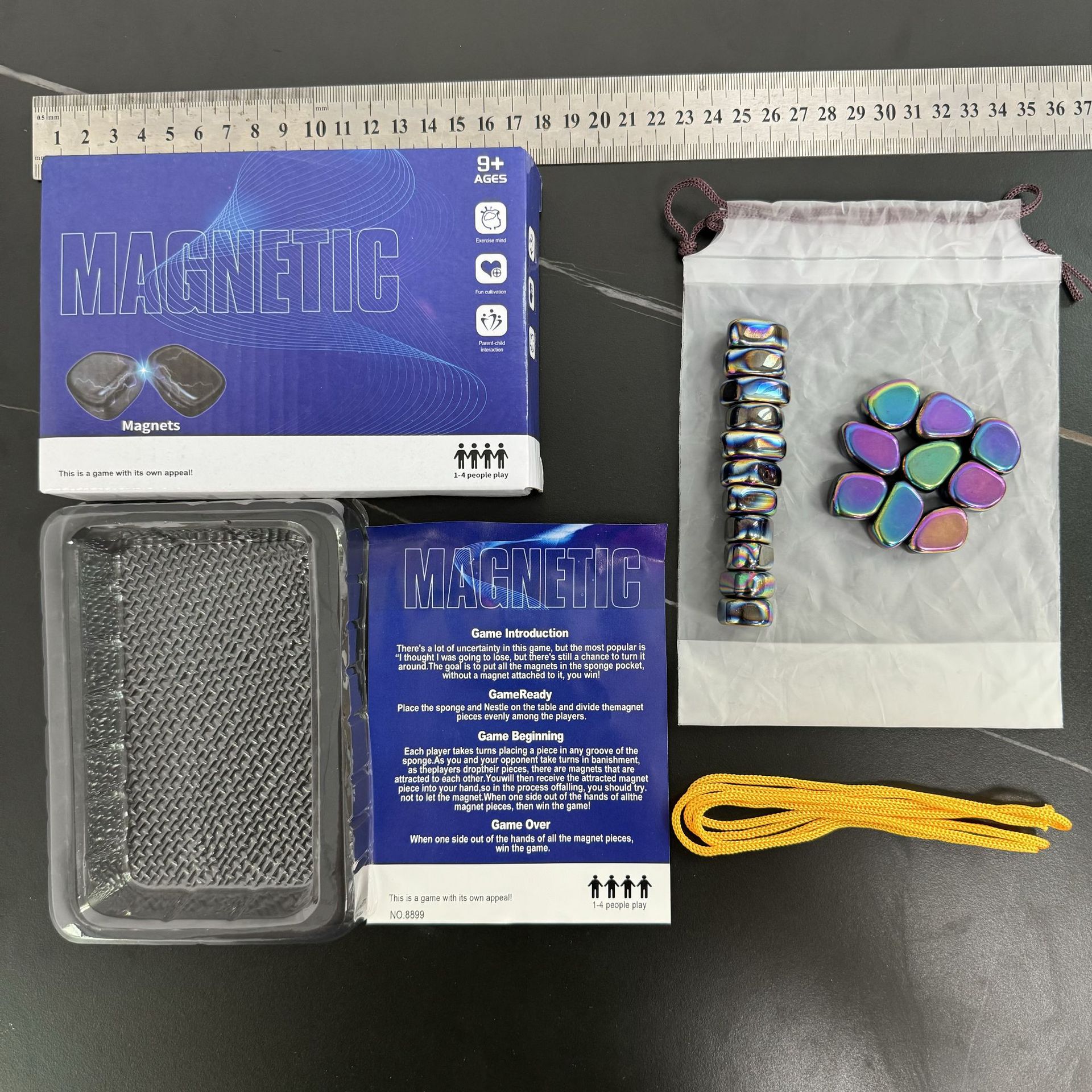 跨境磁力效应棋儿童休闲游戏互动桌游逻辑思维磁石对战棋益智玩具