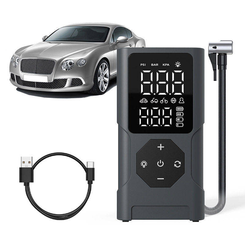 New Car Wireless Air Pump Portable 17-Cylinder Lithium Battery Rechargeable Air Pump Suitable for Cars and Motorcycles
