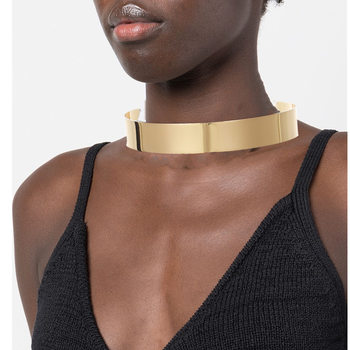 Punk Simple Metal Collar African Women Jewelry Choker Cross Border Collar Black Fashion necklace