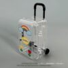 Mini Ultra-Small Trolley Case Storage Box, Direct Sales from the Manufacturer, Retractable Wheels, Movable, Transparent, Cute for Jewelry