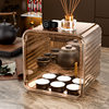 Cup Storage Box Pet Transparent Stackable Moisture-Proof and Dust-Proof Accessible Luxury Storage Cabinet Large Capacity Ceramic Tea Cup Cabinet