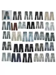 Cross-Border Erd Melancholic Rich Second-Generation European and American High Street Ripped Washed Design Bootcut Jeans American Street Style