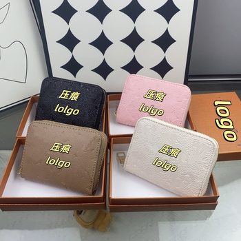 New Letter Brand Wallet Simple Printed Coin Purse Card Holder Trendy Commuter Women's Bag Foreign Trade Cross-Border L Brand