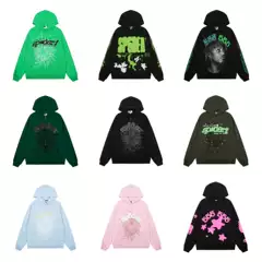 Cross-Border Wholesale Autumn and Winter New Model Sp5Der 555555 Hooded Sweatshirt for Men Young Thug Trendy Fashion Style