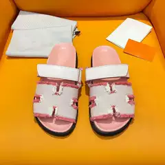 Auntie Er's Women's Summer Outdoor Slippers 2025 New Style Velcro Thick-Soled Fashionable Sandals Internet Celebrity Beach Sandals for Women