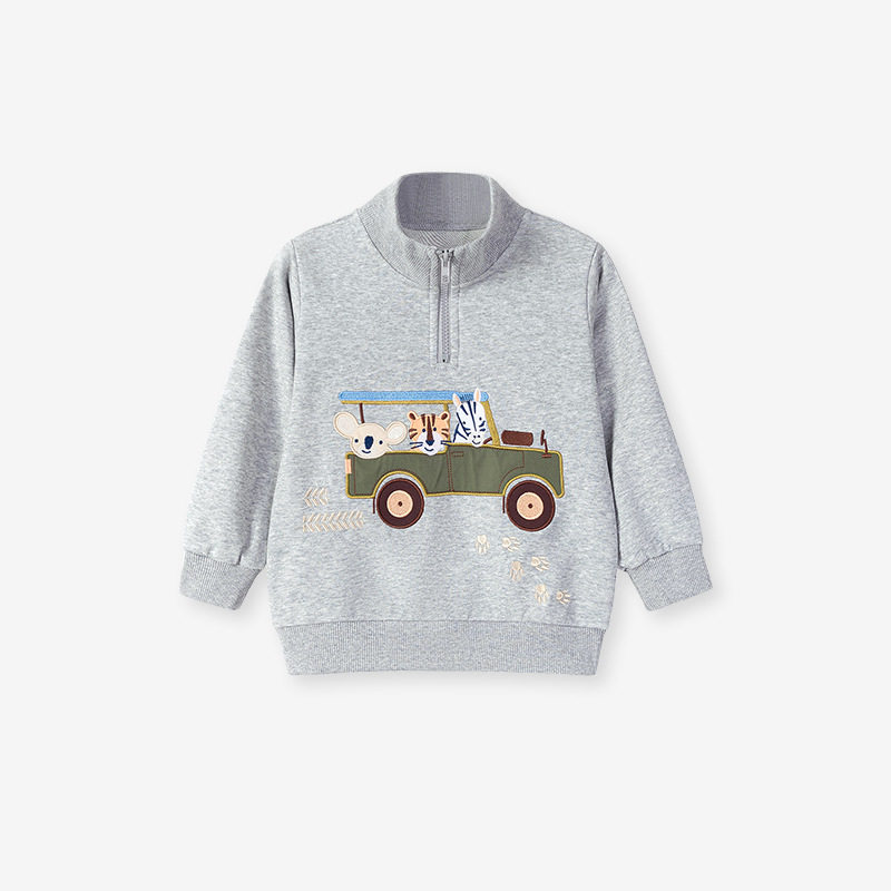 Source Factory Children's Clothing, Autumn Boys' Hoodie, Cartoon Kids' Top