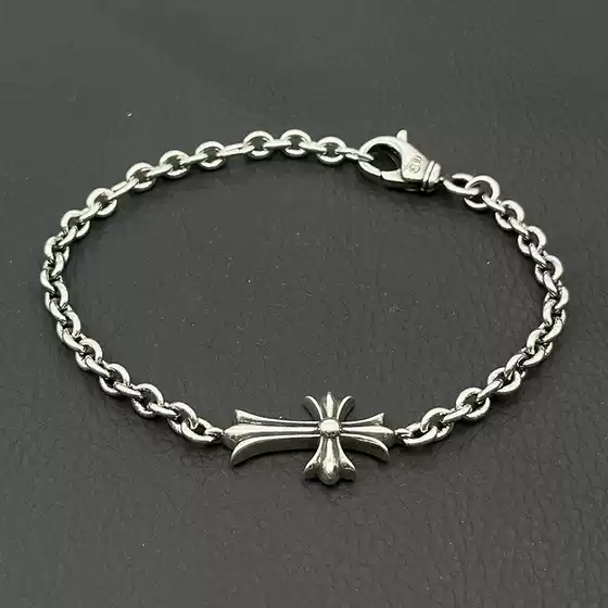 High-End Retro Cross Bracelet for Men and Women, Personalized Hip-Hop Domineering, Old Dark Classic Men's Gift