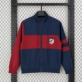 26 atletico madrid blue and red windbreaker