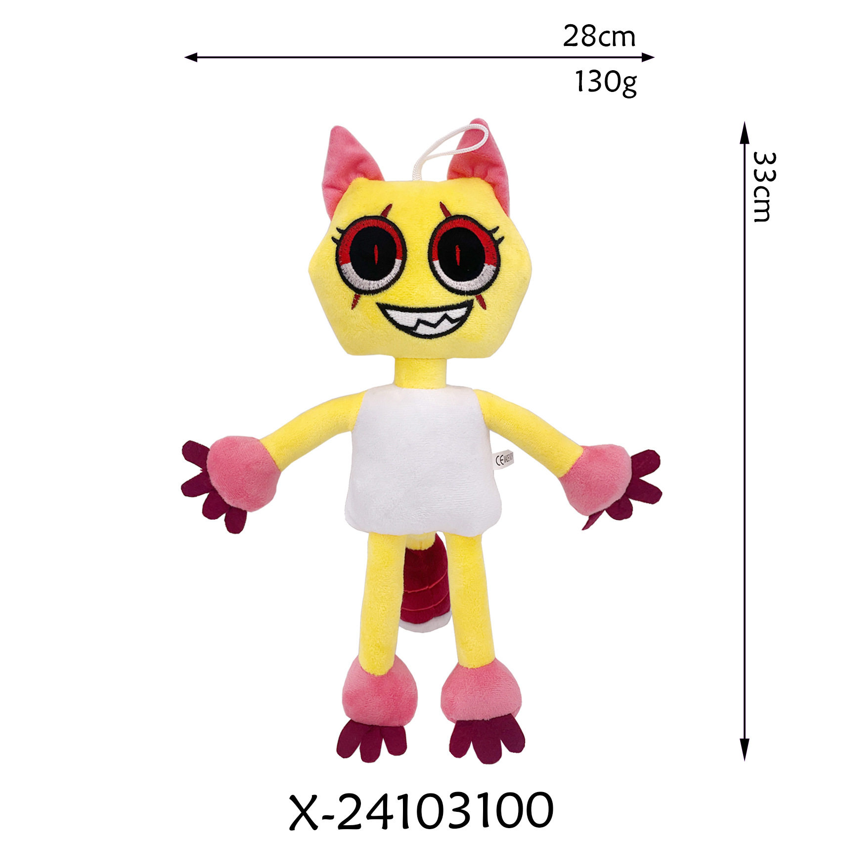 跨境新品dandy’s world plush 丹迪的世界毛绒玩具玩偶公仔娃娃