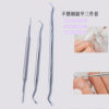 Cross-border Stainless Steel Double-head Nail Picker Nail Dirt Nail Tool for Nail Cleaning Nail Dirt