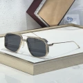 Gold frame silver mesh gray