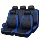 Роскошный стеганый кожаный чехол для автокресла для международной торговли через границу, черный универсальный комплект чехлов для автокресел mini 4