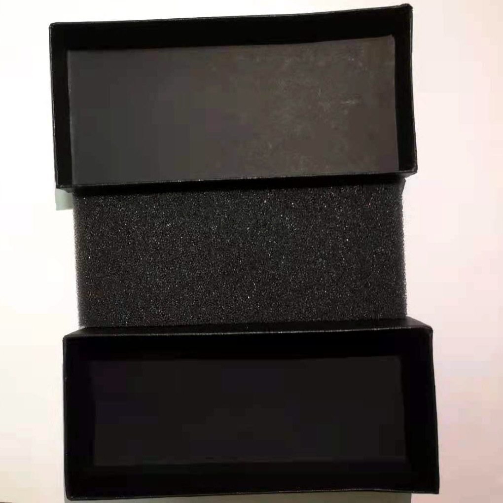 Foreign Trade Amazon Rectangular Heaven and Earth Cover Watch Box with Thick Sponge Watch Jewelry Box Cross-border Factory Straight Hair