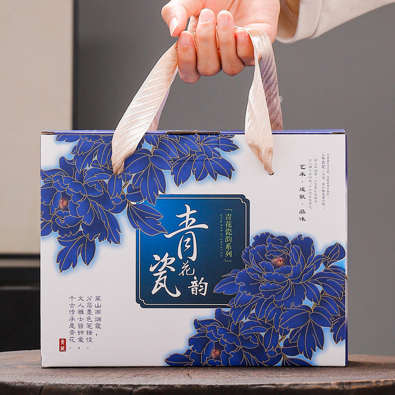 Blue and White Porcelain Wine Set, Ceramic Wine Warmer, White Porcelain Wine Divider, Chinese Creative White Wine Cup, Creative Wine Set