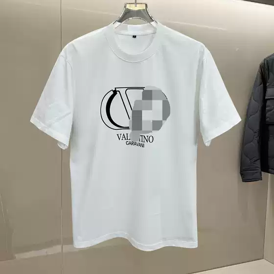 280g Correct Version Heavyweight Men's Short-Sleeved T-Shirt Trendy Brand White Half-Sleeved Summer Boys' Caring Shirt Trendy Brand European and American Trend
