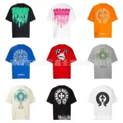 High-End Custom Design, Heavyweight 23 New Model Klorin Summer Trendy Brand Short-Sleeve European and American Street Style Unisex Half-Sleeve T-Shirt Series