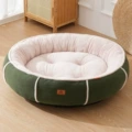 Corduroy eight large round green