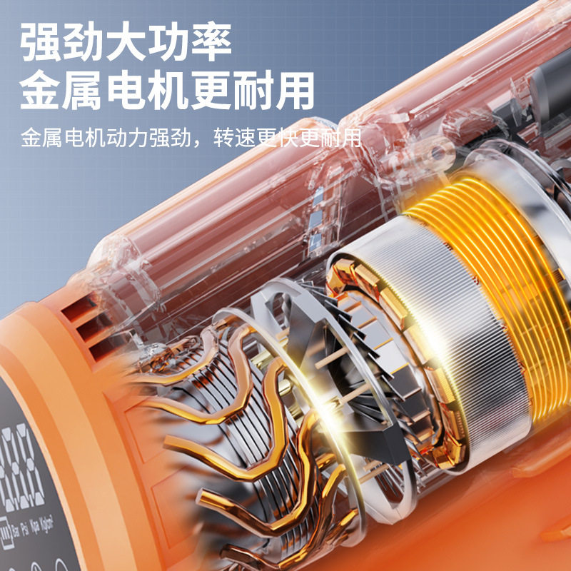 Portable tire inflation pump wireless lithium battery high-power air pump intelligent digital display detection tire pressure cross-border hot sale