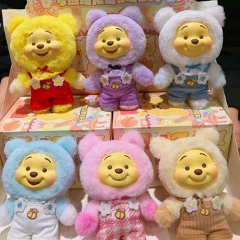 New Toptoy Winnie the Pooh Blind Box Series Blind Box Girl's Peripheral Trendy Toy Figurine Pendant Toy