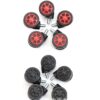 Factory direct multicolor 3 inch millet PU wheel swivel chair office chair pulley racing chair e-sports chair wheel furniture accessories