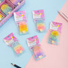 Creative primary school children's eraser ice cream rubber does not leave marks primary school students modeling popsicle high color value test