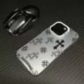 Colorful silver shell-white-cross ser123