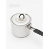 Small Milk Pot Outdoor Mountain Camping Portable Barbecue Boiling Water Tea Coffee Single Pot Self-Driving Folding Pot