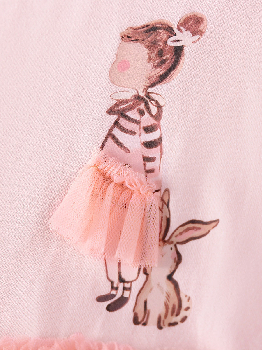 [Style] Kids' Dress, New Autumn Tulle Skirt, Cute Long-sleeve Kids' Dress Wholesale