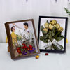 Dried flower photo frame diy wooden puzzle frame handmade creative specimen clay 3.5cm hollow photo frame table wholesale
