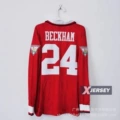 92-94 red devils home long sleeve no. 24 star plus premier league