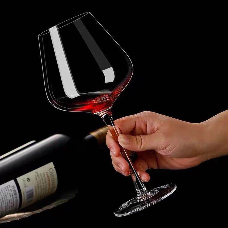 Crystal Glass Burgundy Red Wine Glass Set Decanter Large Goblet Wine Glass Foam Wholesale