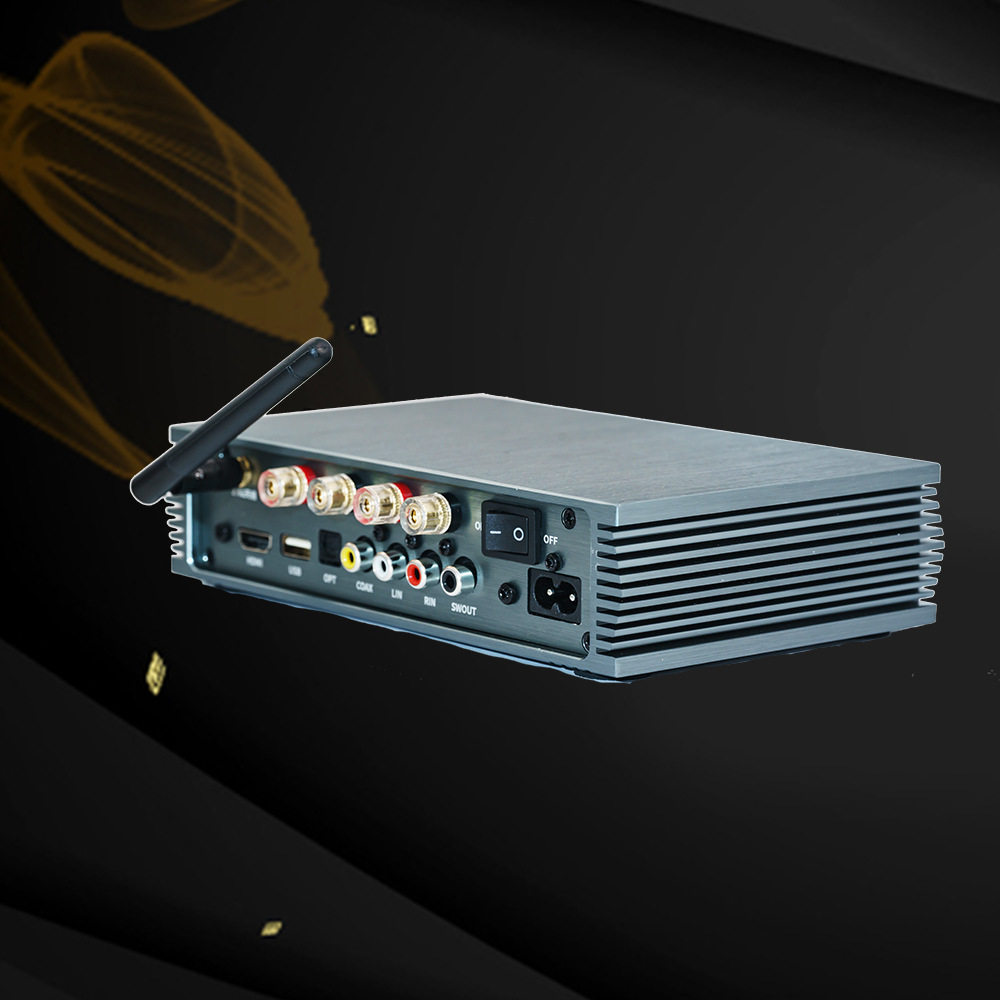 Cross-border Hot Selling Digital Small Power Amplifier Desktop Fever High Fidelity Bluetooth Stereo 2.1 Channel Power Amplifier for Home