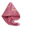 Solid color double-layer hair drying cap female super absorbent quick-drying children's bag hair towel shower cap hair drying towel female