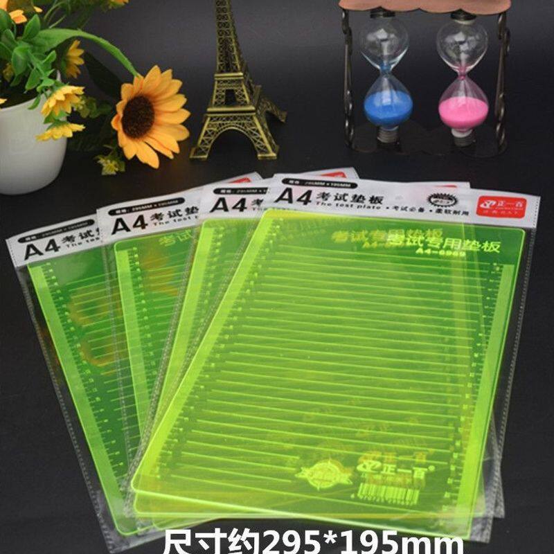 แผ่นรองเขียนสอบแบบใสสำหรับนักเรียน ขนาด A4 เล็ก ทำจากซิลิโคน สีสะท้อนแสง ลายการ์ตูนน่ารัก แผ่นรองเขียนแบบมีช่องตาราง งานเปิดตัวสินค้าใหม่ ราคาพิเศษ