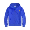 Zipper blue gold eye