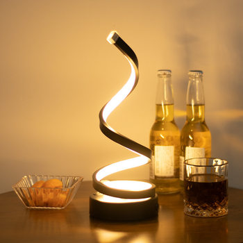 Cross-Border E-Commerce Specializes in Modern Snake-Shaped Special-Shaped Table Lamps, Simple Adjustable Led Table Lamps, USB Powered Table Lamps