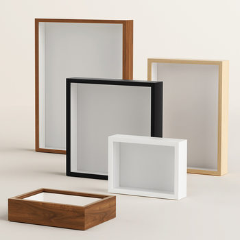 Three-Dimensional Hollow Photo Frame Empty Frame Wholesale Wall Hanging Wooden Dried Flower Butterfly Specimen Frame Handmade DIY Table Picture Frame